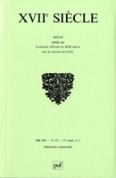 Revue XVIIe siècle, no 227
