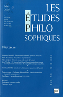 Etudes philosophiques 2005, no 02