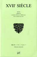 Revue XVIIe siècle, no 228