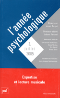 Année psychologique 2005, no 03