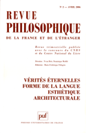 Revue philosophique 2006, no 02