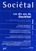 Revue Sociétal, no 54