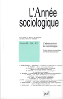 Année sociologique, 2006, v. 56, no 02