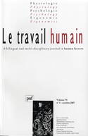 Travail humain 2007, v. 70, no 04