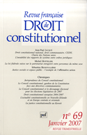 Revue française droit constitutionnel, no 69