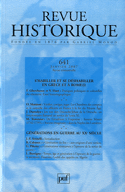 Revue historique, no 641