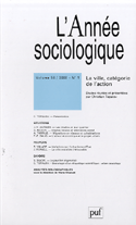 Année sociologique 2008, v. 58, no 01