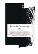 Revue Le Quartanier, no 02