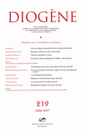 Revue Diogène, no 219