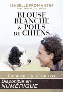 Blouse blanche & poils de chien