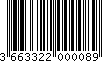 EAN: 3663322000089