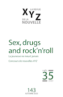 Revue XYZ de la nouvelle, no 143