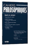 Cahiers philosophiques, no 164